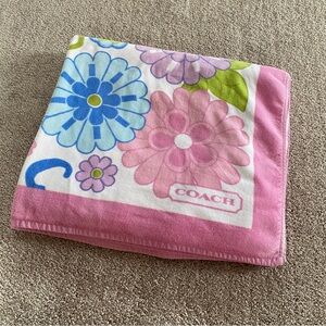 Floral Coach Beach Towel